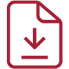  icône de téléchargement de documents